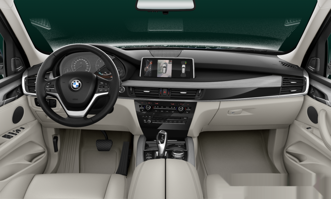 Interior of BMW X5 xDrive35d (F15), VIN 5UXKS4C58E0C06757