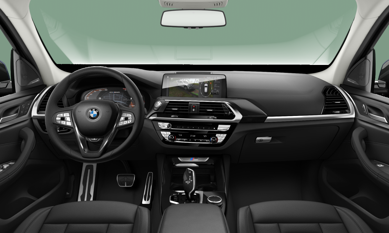 Interior of BMW X3 M40i (G01), VIN 5UXTY9C09M9F79871