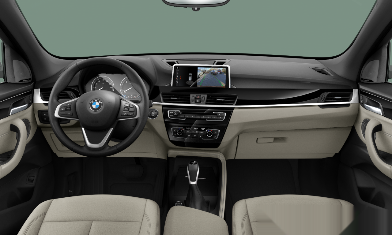 Interior of 2018 BMW X1 xDrive28i (F48), VIN WBXHT3C50K5L36193