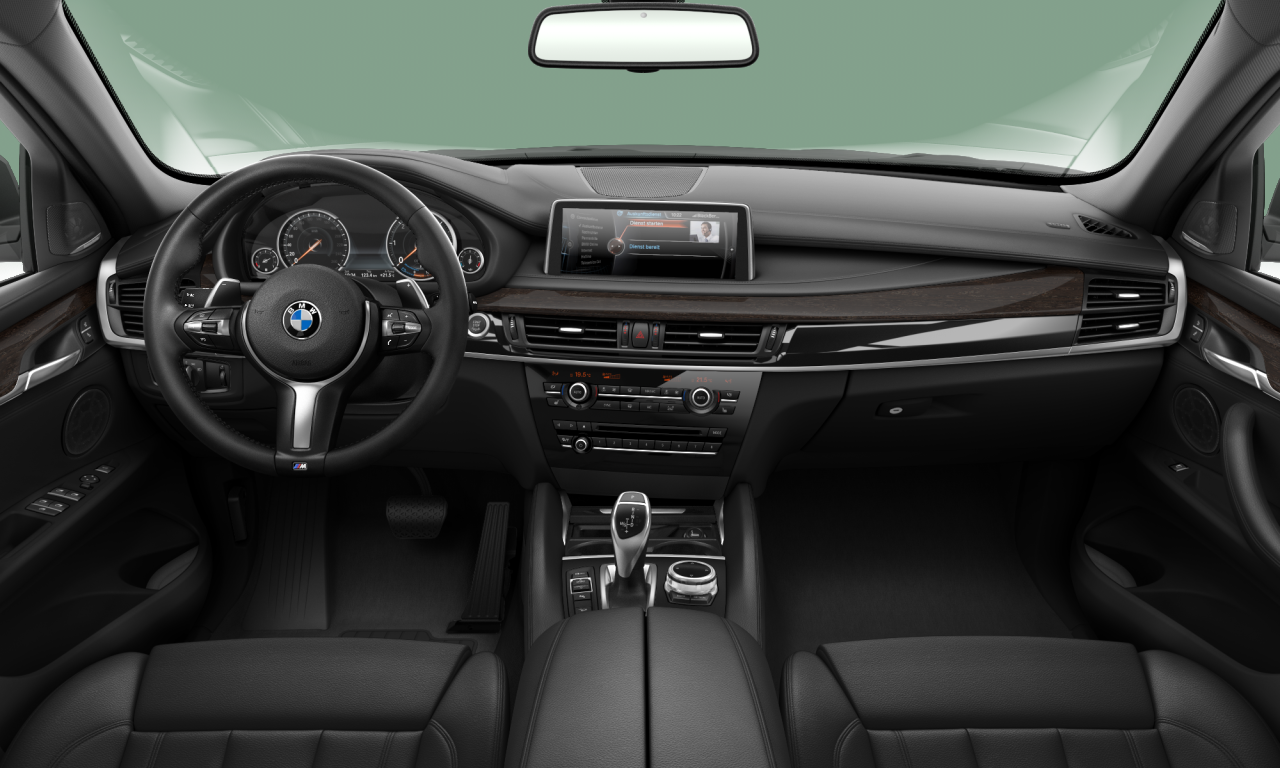 Interior of 2015 BMW X6 xDrive40d (F16), VIN WBAKV410700P73545