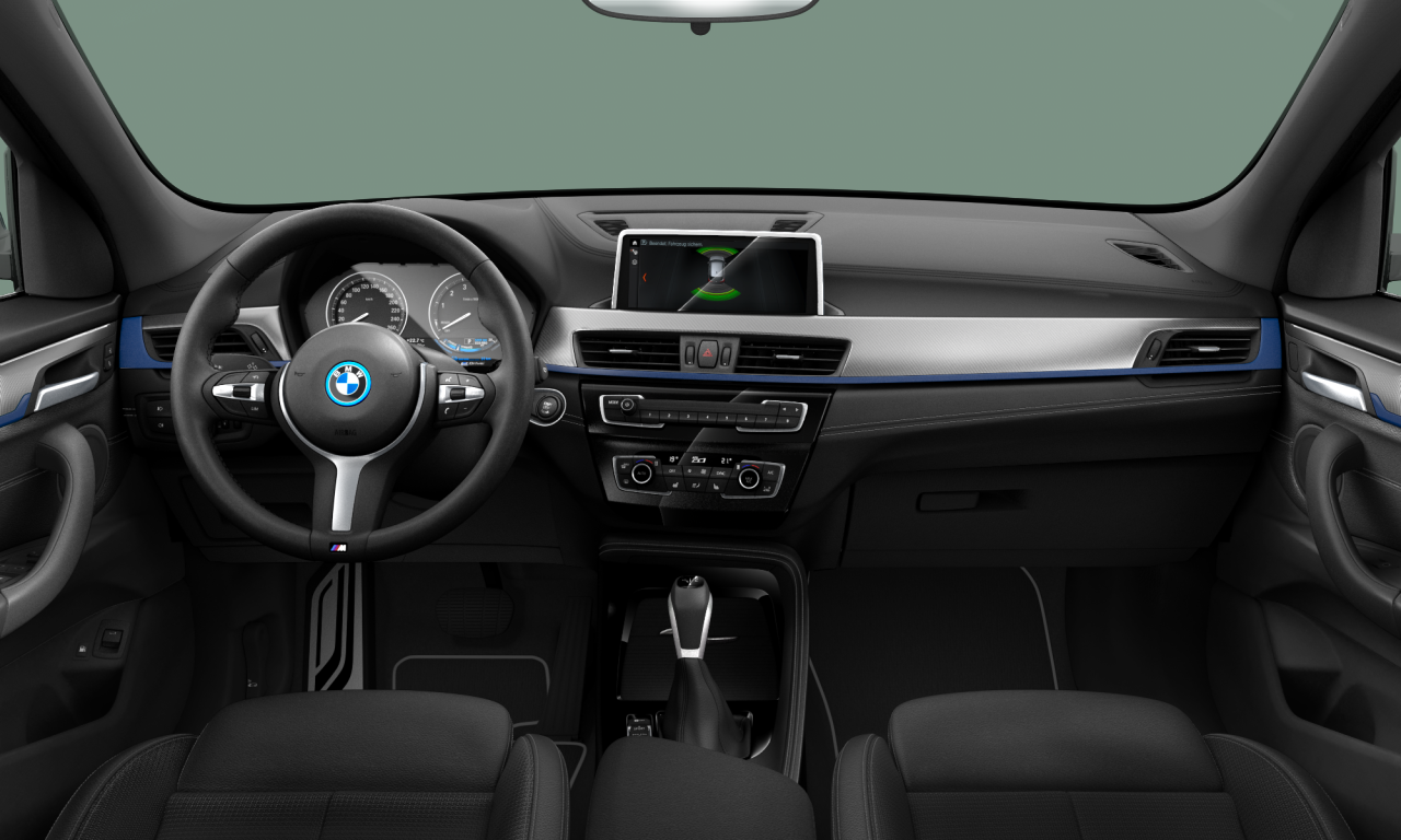 Interior of 2020 BMW X1 xDrive25e (F48 (MUE)), VIN WBA71AB05M5R91006