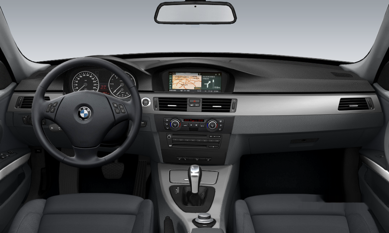 Interior of BMW 330xd (E90), VIN WBAVD91070AE66628