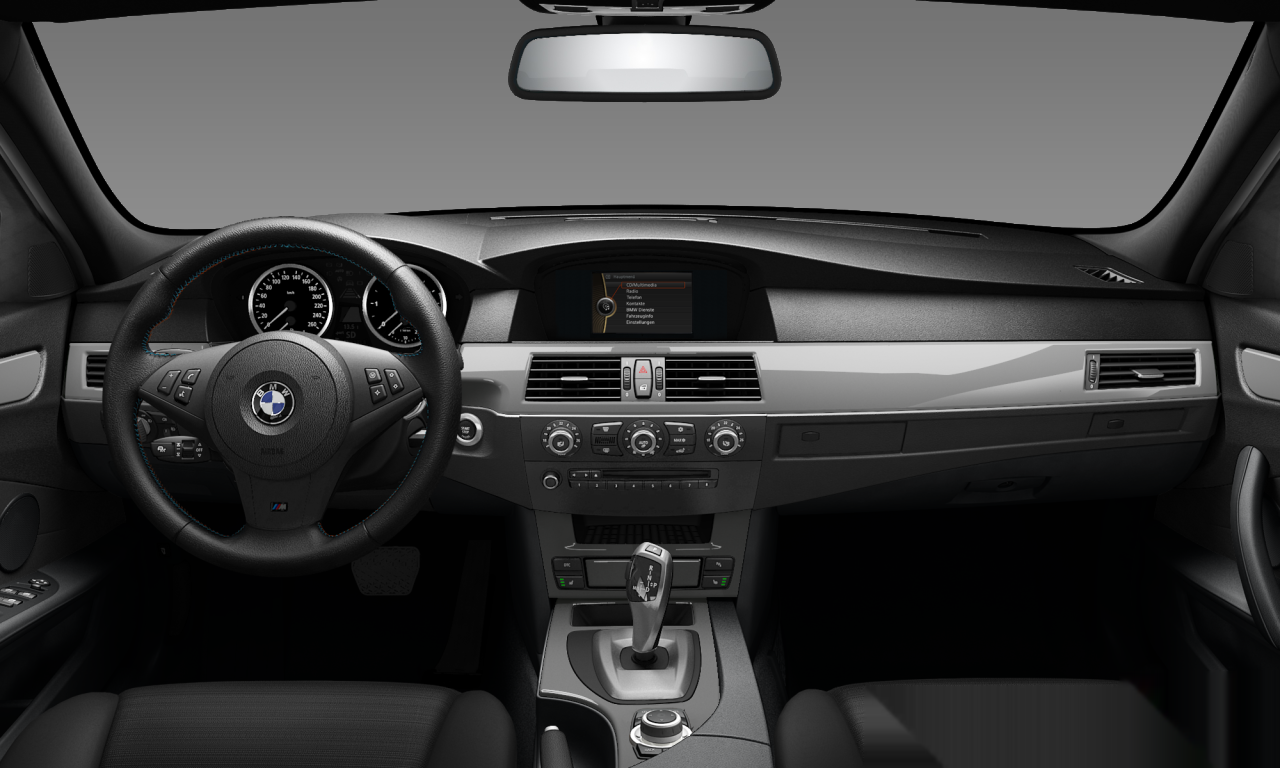 Interior of 2009 BMW 520d (E60 (MUE)), VIN WBANX310X0C386519