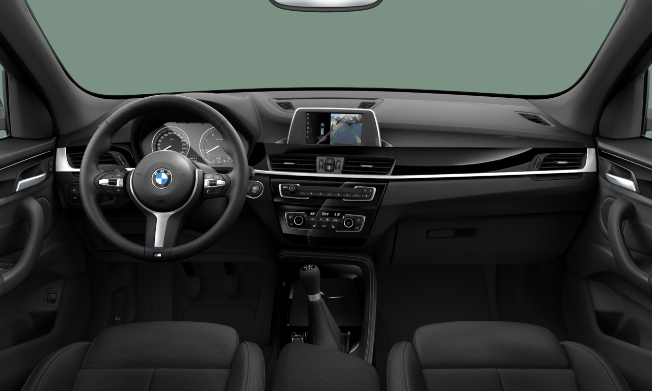 Interior of BMW X1 sDrive18d (F48), VIN WBAJH51010EM85497