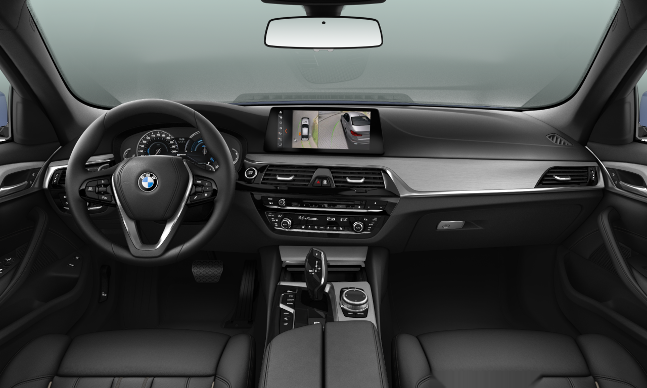 Interior of BMW 530e iPerformance (G30), VIN WBAJA91020B309250