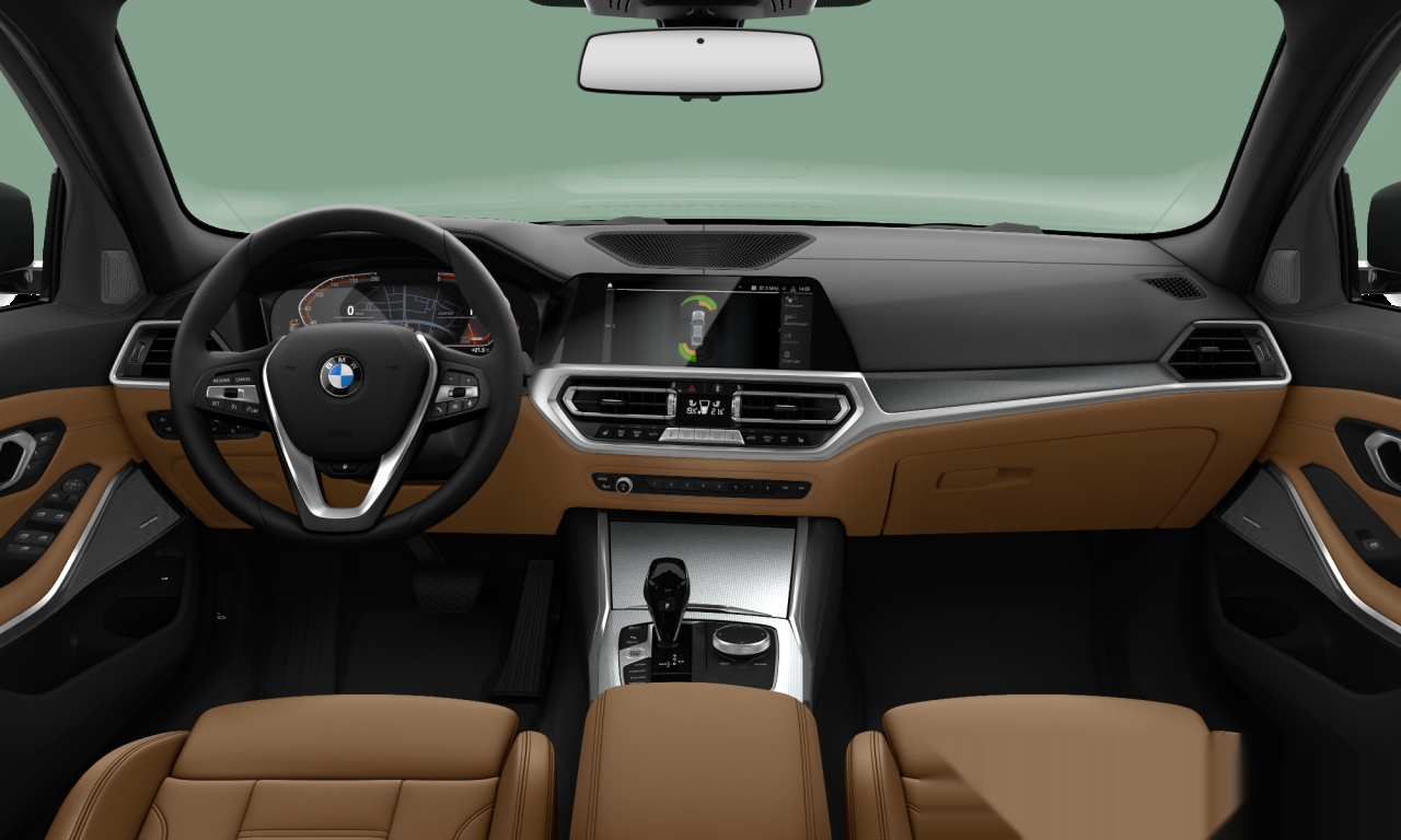 Interior of BMW 320d xDrive (G20), VIN WBA5V71090AH89161