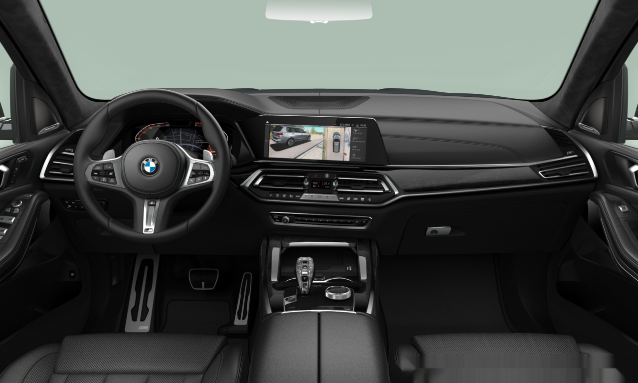 Interior of BMW X7 xDrive40d (G07), VIN WBATB410409E67964