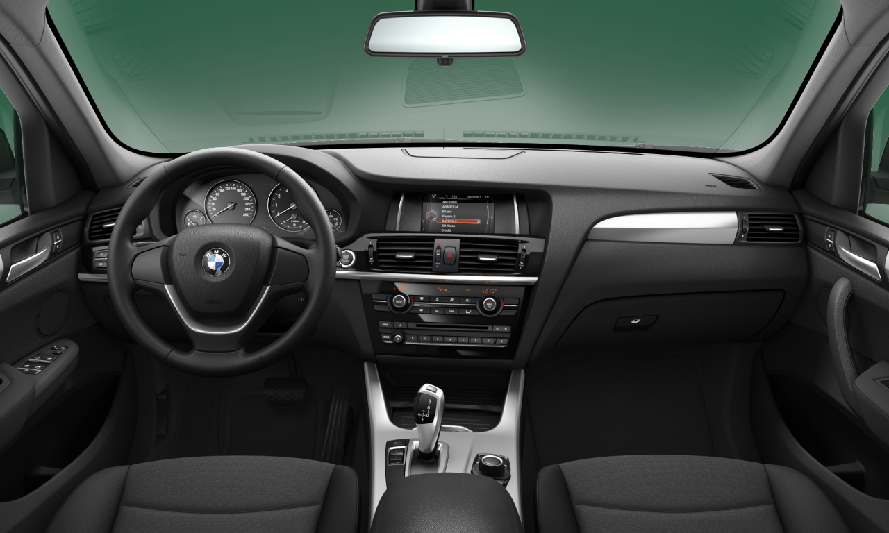 Interior of BMW X3 xDrive28i (F25), VIN WBAWX910X00K07095