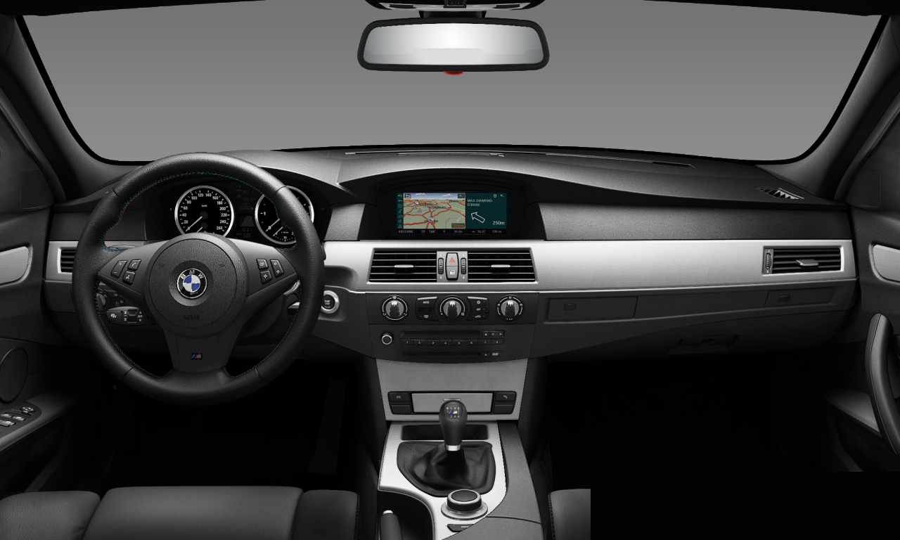 Interior of 2008 BMW 525d (E60 (MUE)), VIN WBANX51030CT38775