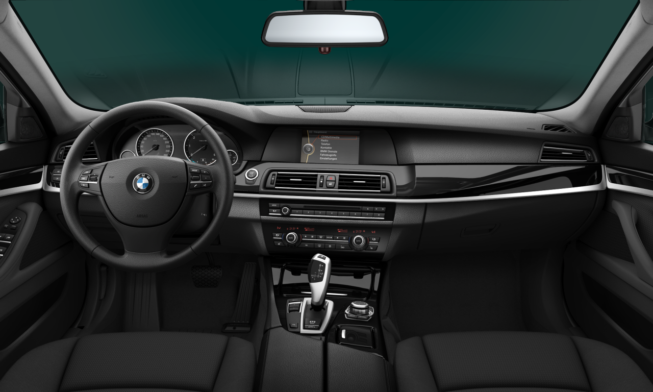 Interior of BMW 520d (F11), VIN WBAMX11040C975355