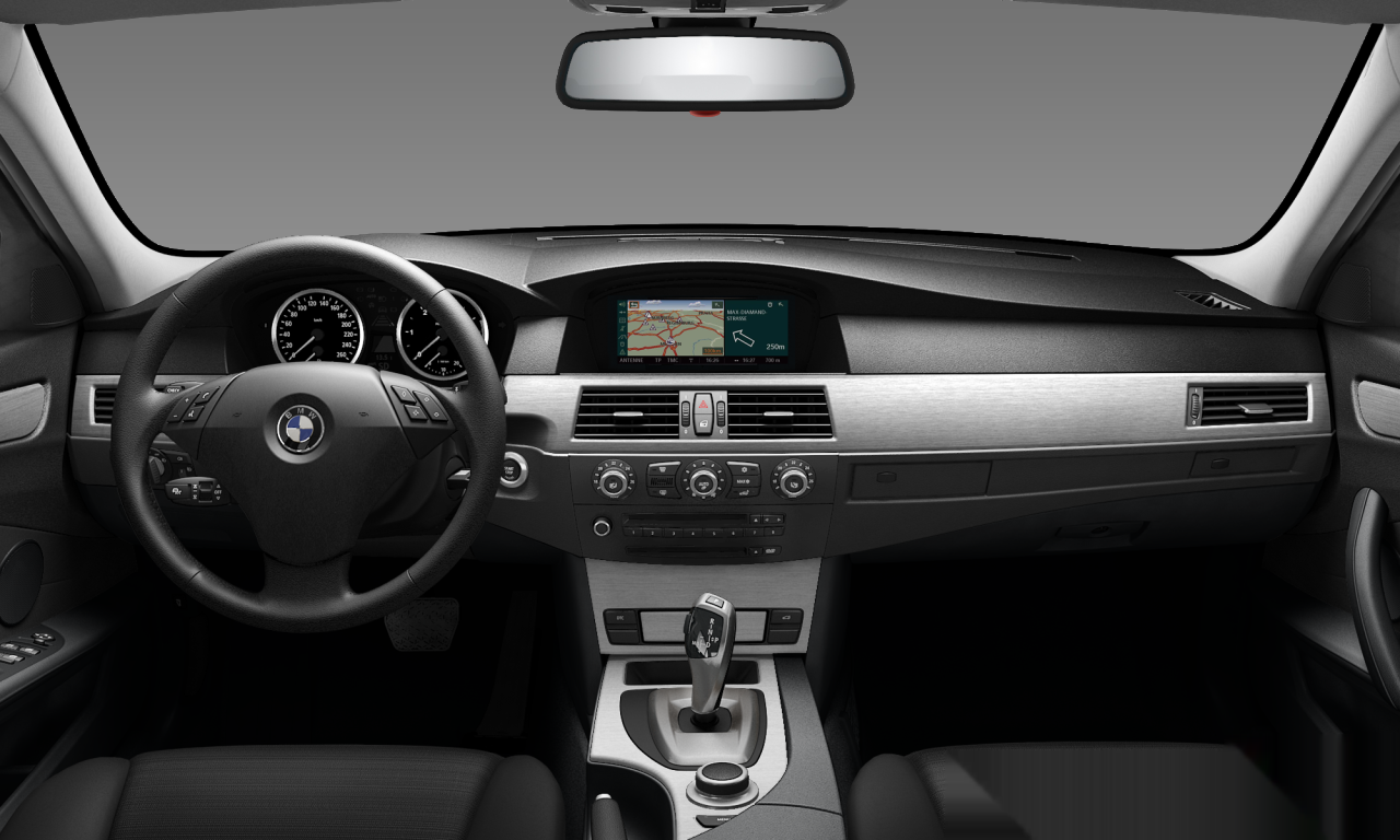 Interior of 2007 BMW 525d (E60 (MUE)), VIN WBANX51090CT58660