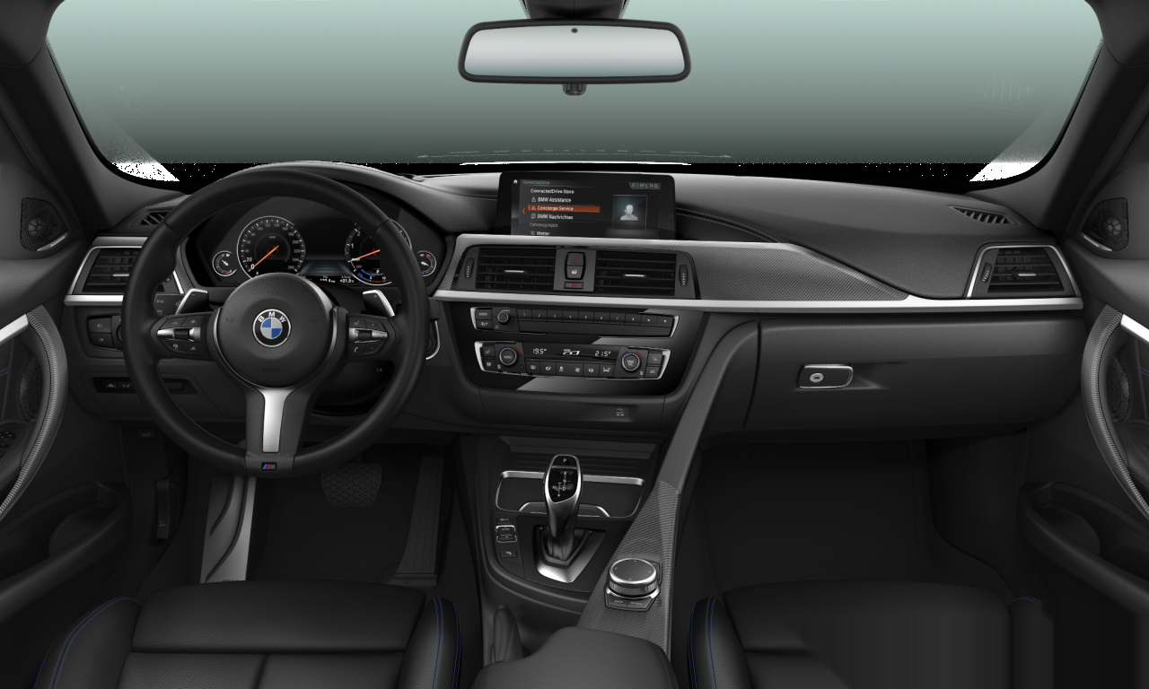 Interior of BMW 340i (F31 (MUE)), VIN WBA8H1103JAE64198