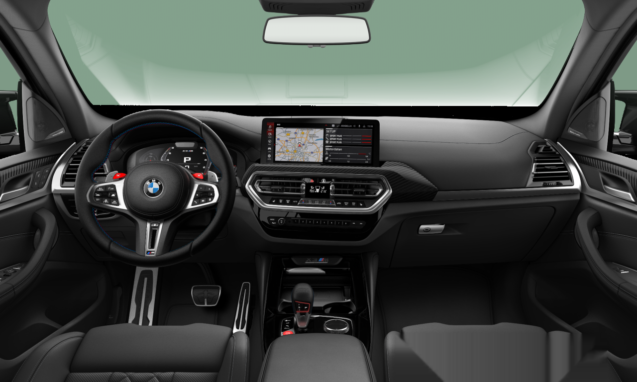 Interior of 2023 BMW X3 M (F97 (MUE)), VIN WBS11EC0209U57844
