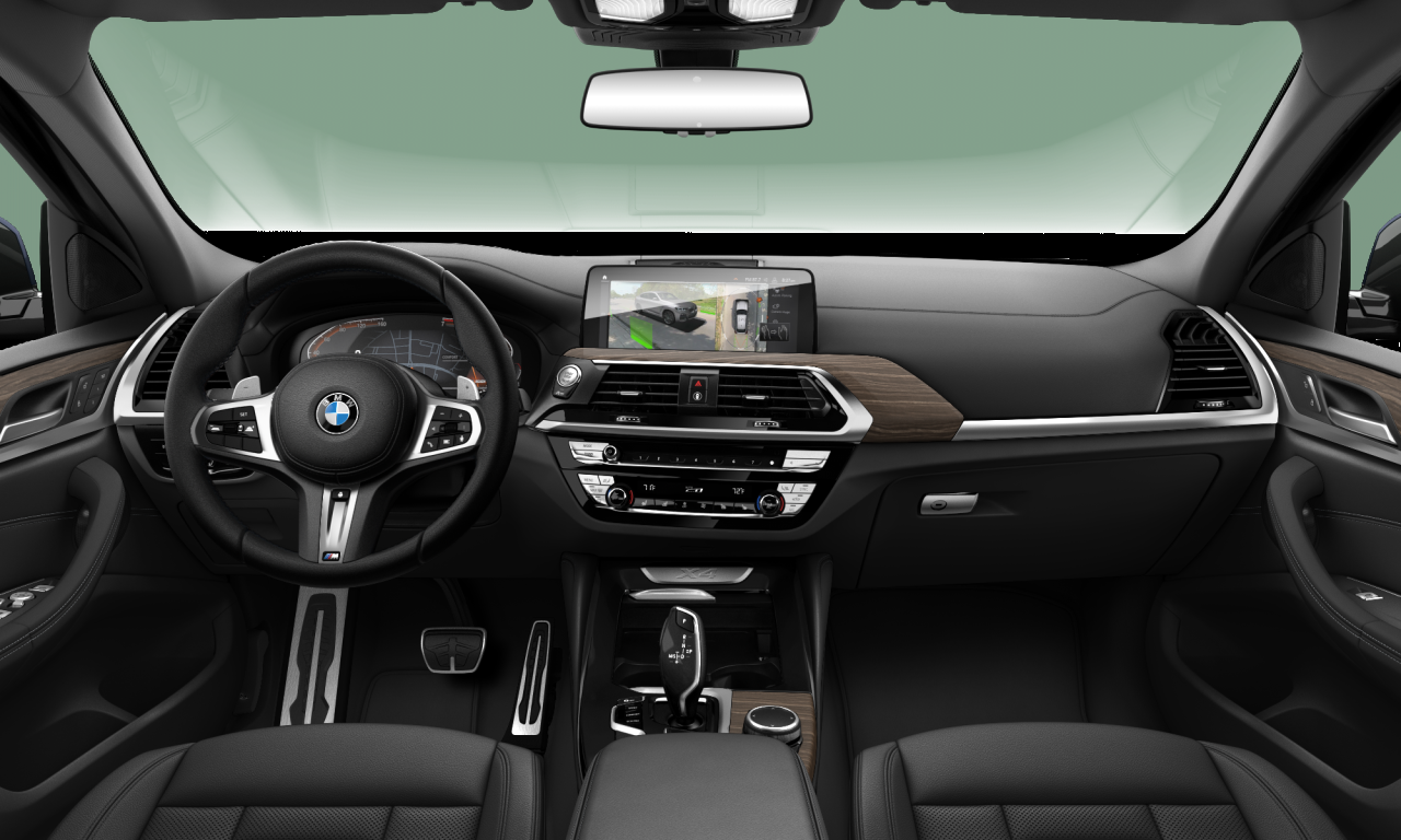 Interior of 2020 BMW X4 xDrive30i (G02), VIN 5UX2V1C05M9D75154