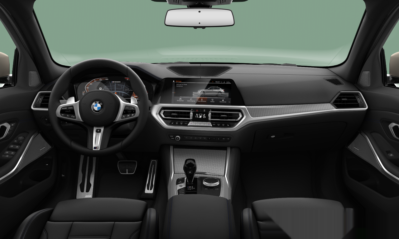 Interior of 2019 BMW M340i xDrive (G20), VIN WBA5U9C02LFH41441