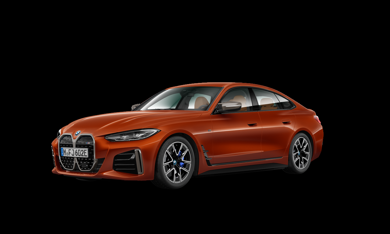 Exterior of BMW i4 M50 (G26), VIN WBY31AW05NFM79896