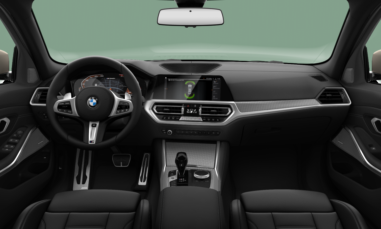 Interior of BMW M340i xDrive (G20), VIN WBA5U92010FH63203