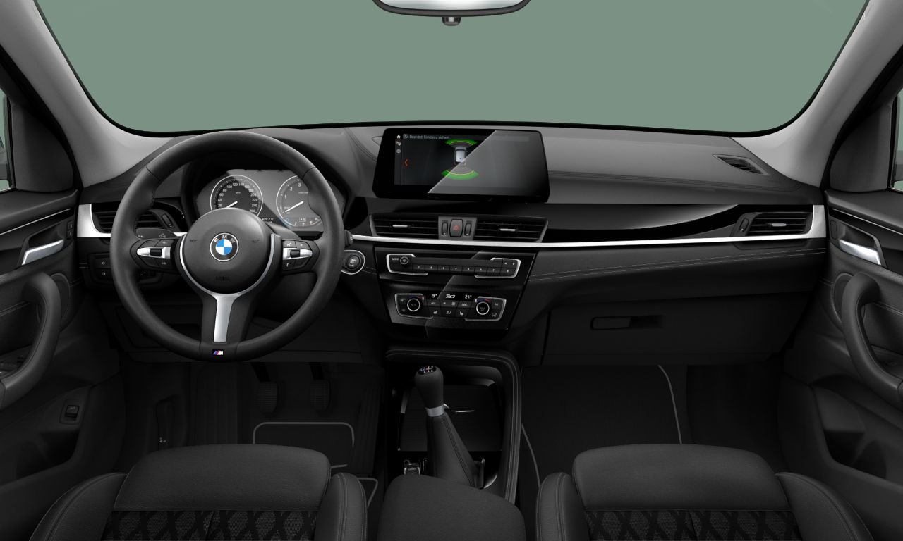 Interior of 2021 BMW X1 sDrive18i (F48 (MUE)), VIN WBA31AA0405T37902