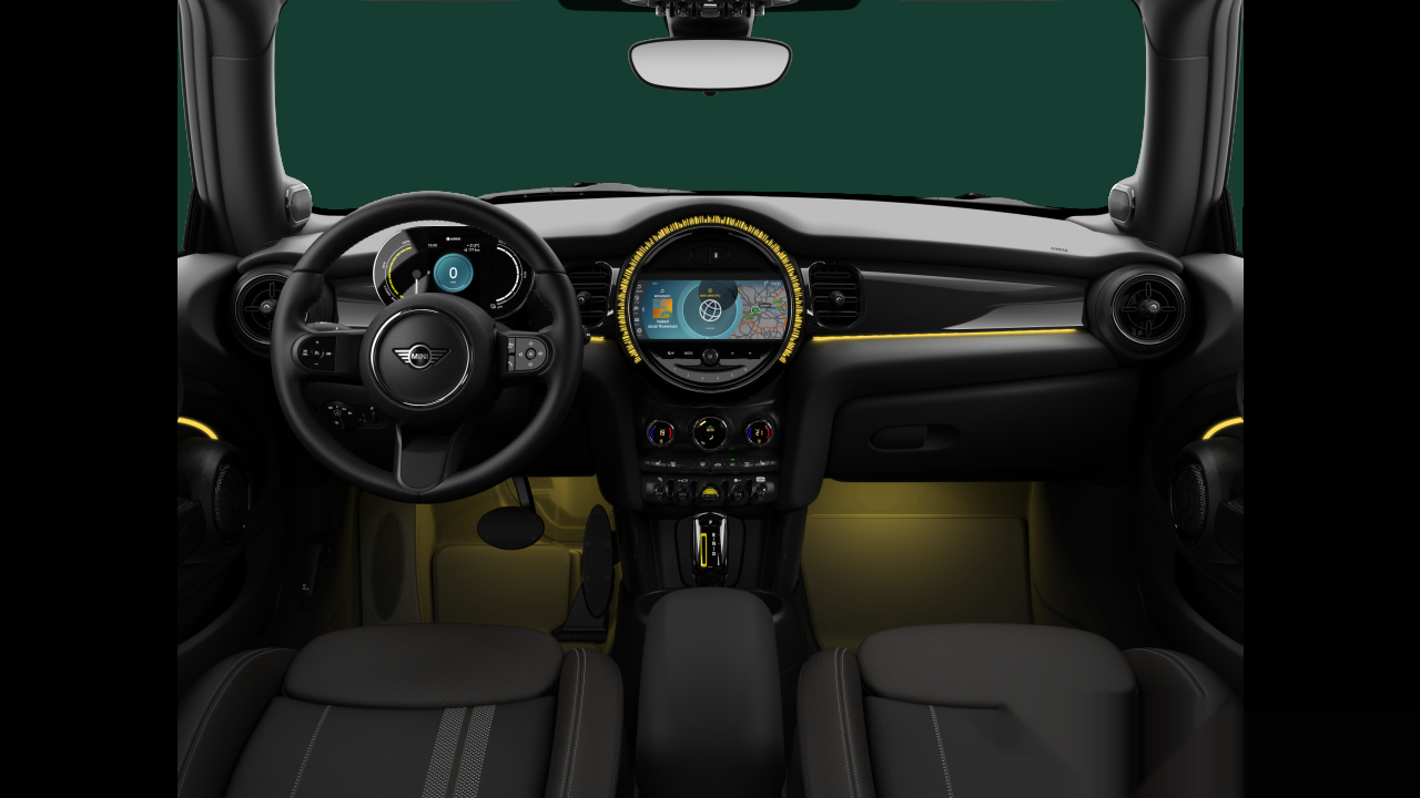 Interior of BMW MINI Cooper SE (F56 (MUE)), VIN WMW11DJ0302U12227