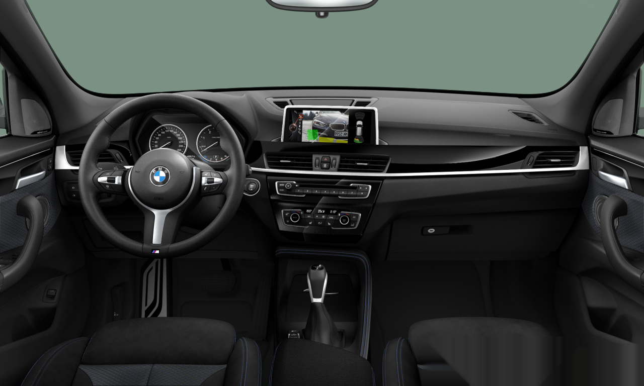 Interior of BMW X1 xDrive20d (F48), VIN WBAHU310205E31482