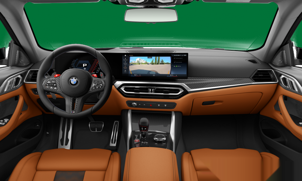Interior of 2023 BMW M4 Competition M xDrive (G82), VIN WBS41AZ070CP64605