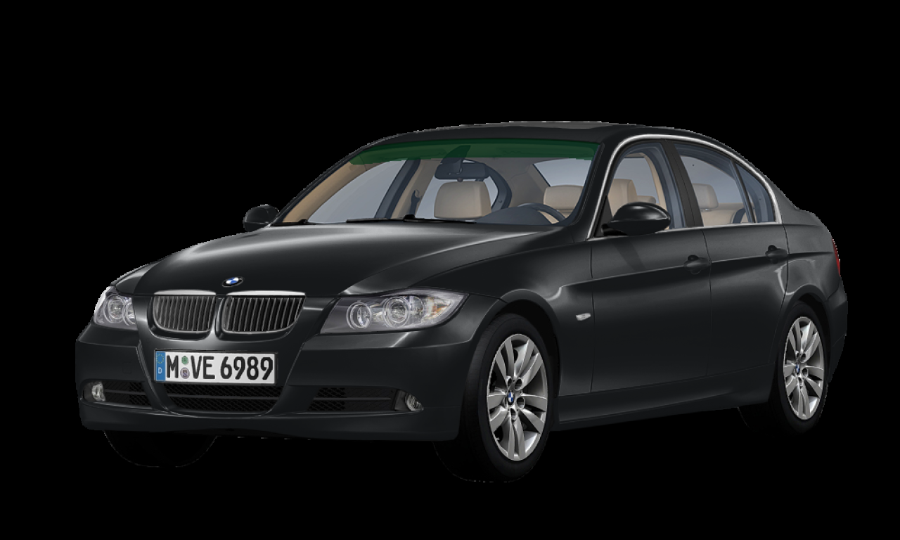 Exterior of BMW 328i (E90), VIN WBAVC53527FZ80966