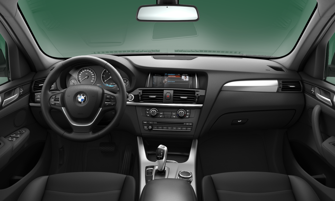 Interior of BMW X3 xDrive20d (F25), VIN WBAWZ510200L20123