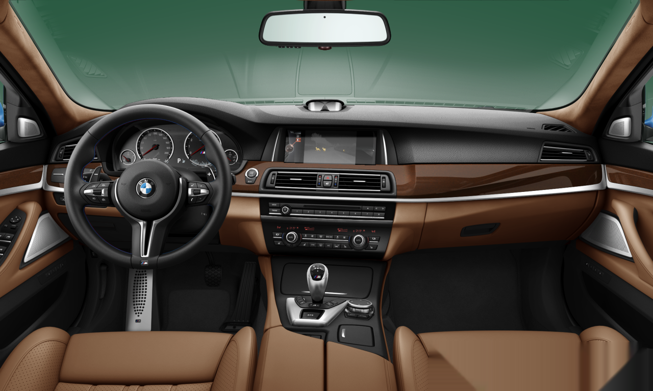 Interior of BMW M5 (F10 (M5)), VIN WBSFV9C54ED593944