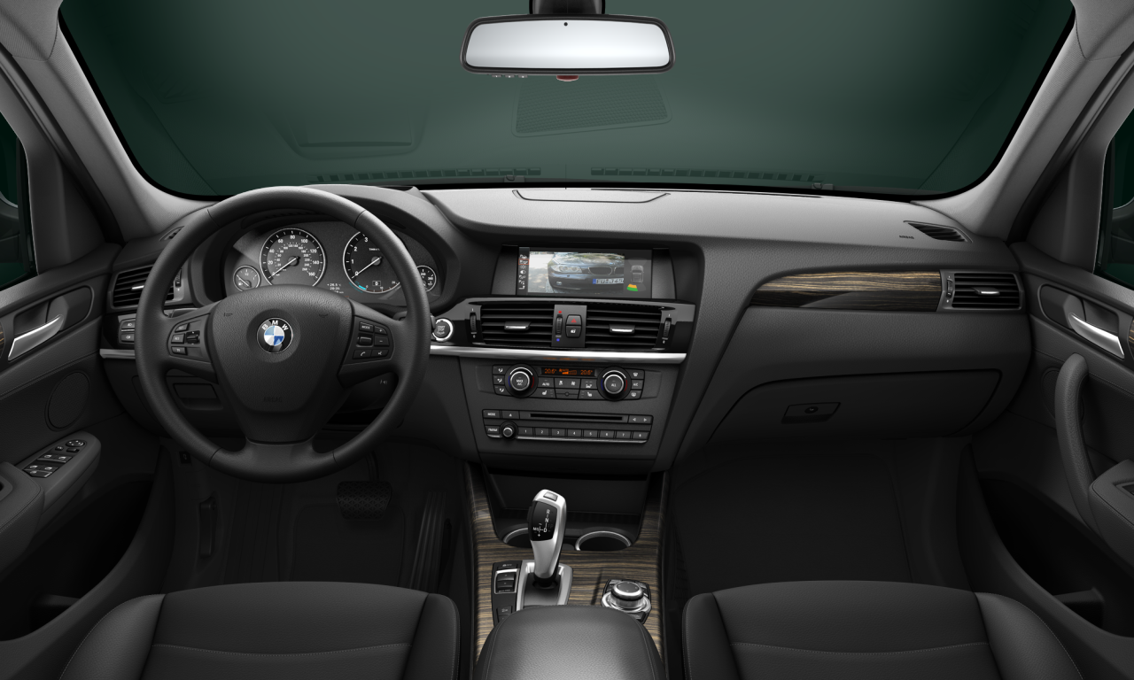 Interior of BMW X3 xDrive28i (F25), VIN 5UXWX9C57E0D41356