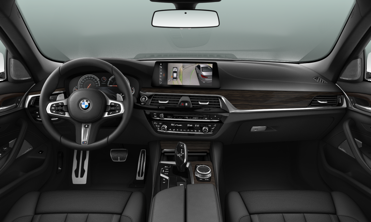 Interior of BMW 530d xDrive (G30), VIN WBAJD11090B195658