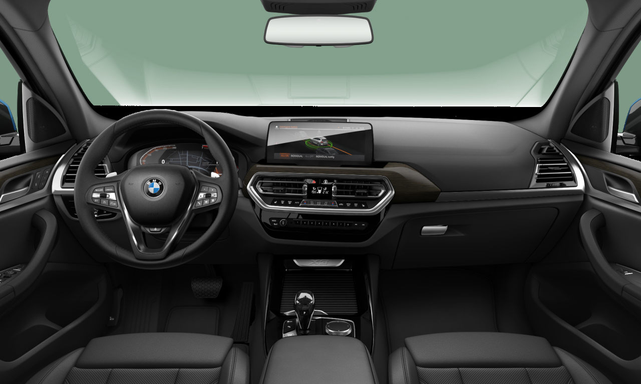 Interior of BMW X3 xDrive30i (G01 (MUE)), VIN 5UX53DP08P9S39617