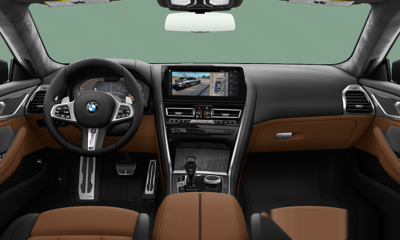 Interior of BMW 840i xDrive (G16), VIN WBAGV4C07SCS48554