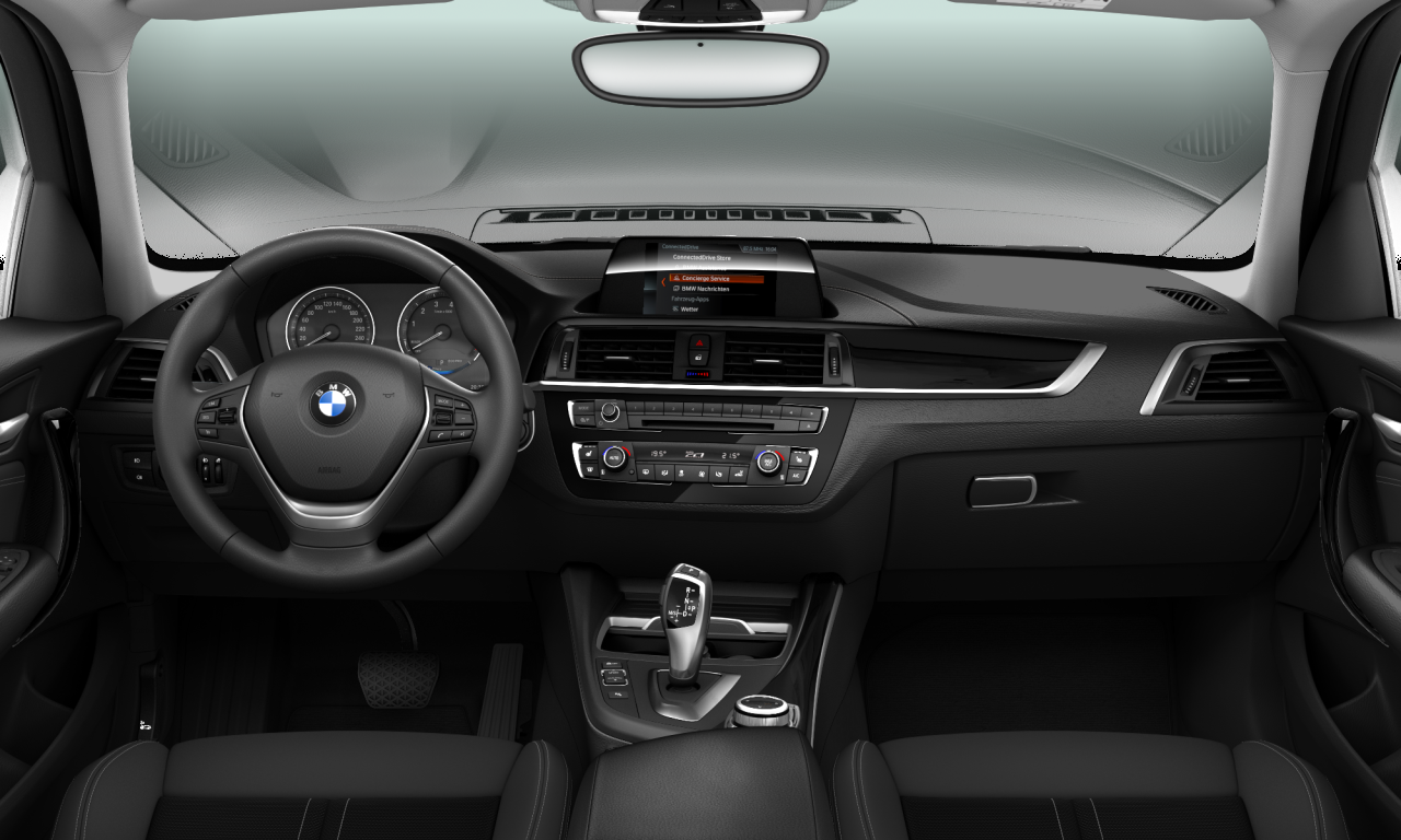 Interior of BMW 120i (F20 (MUE)), VIN WBA1S110705H26315