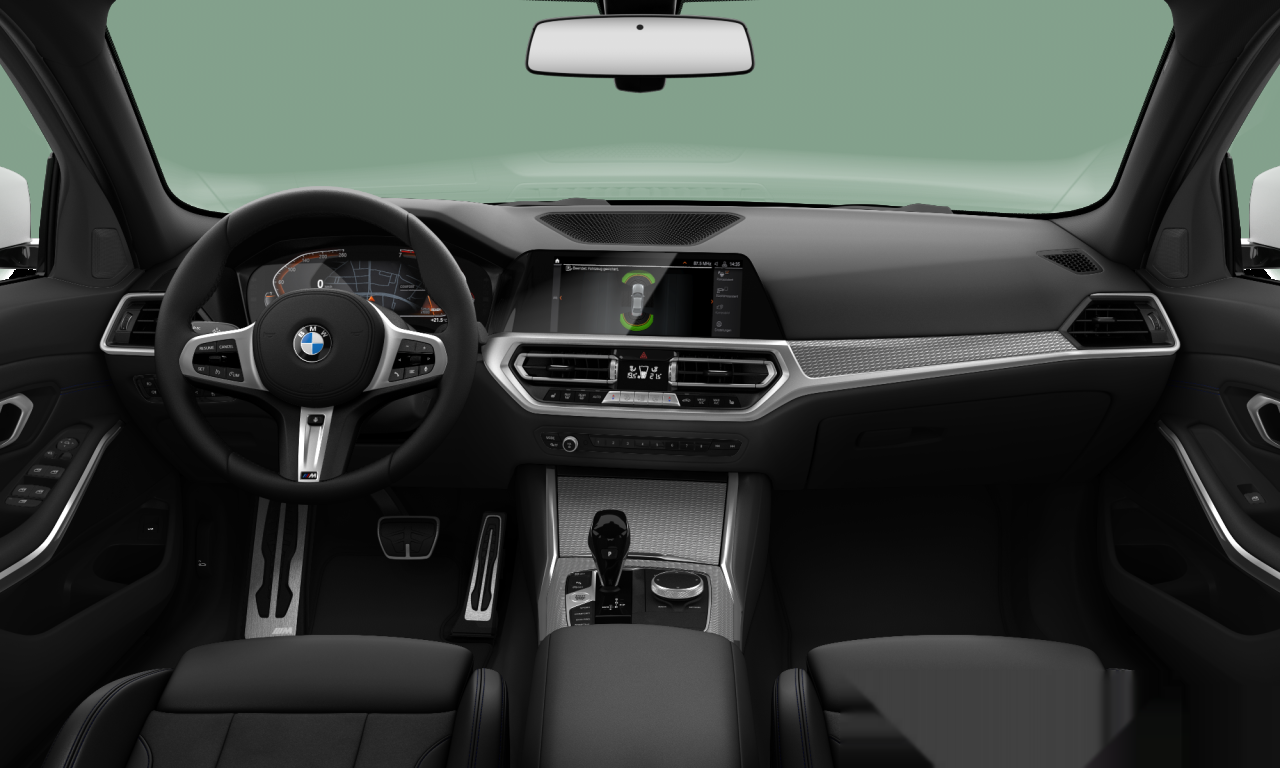Interior of 2021 BMW 320i xDrive (G20), VIN WBA5P380208C08566