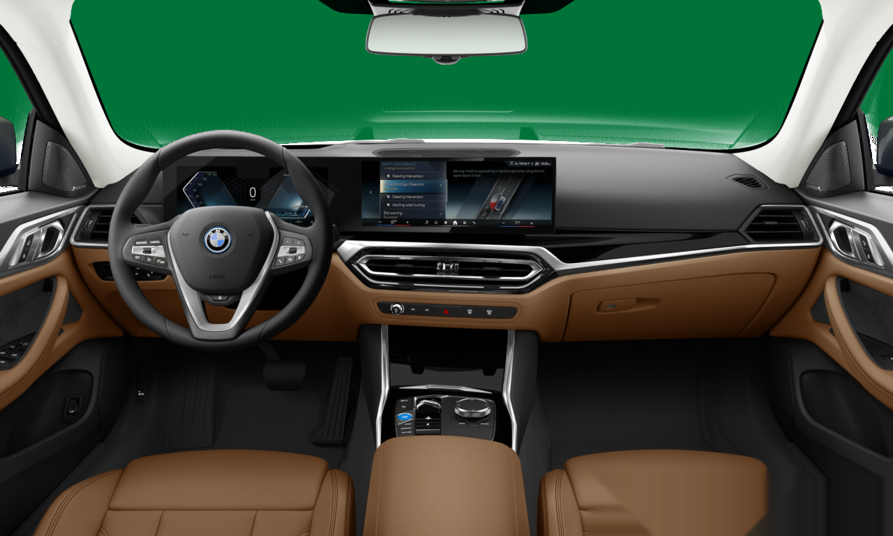 Interior of BMW i4 eDrive35 (G26), VIN WBY43AW03PFP85433