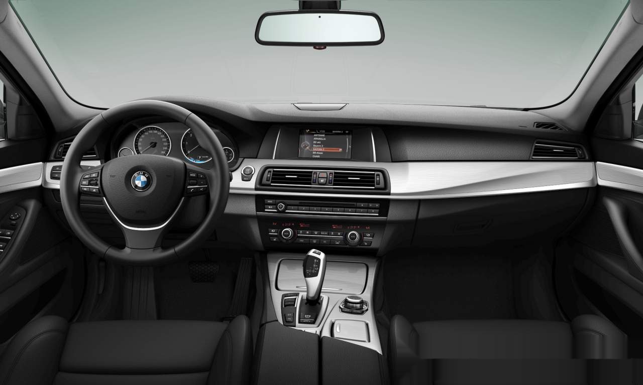 Interior of 2014 BMW 530d xDrive (F11 (MUE)), VIN WBA5K3100FD924937