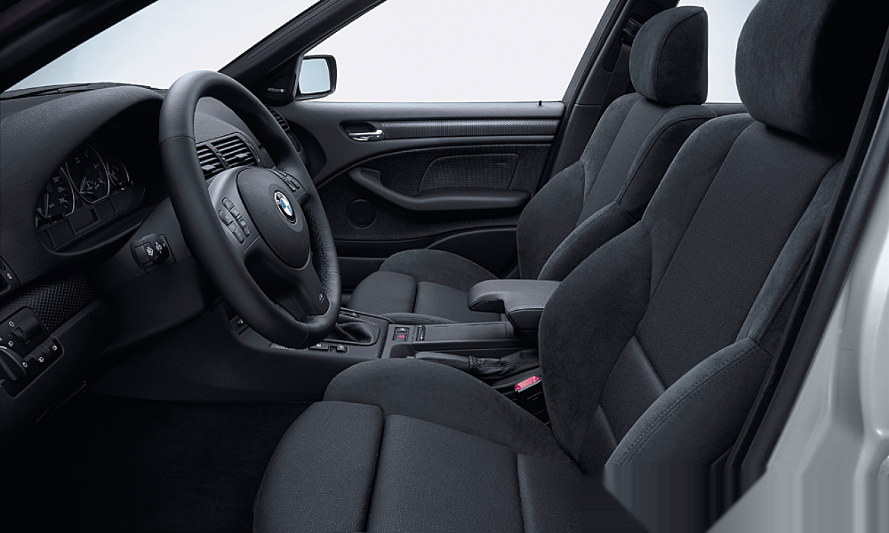 Interior of BMW 320d (E46 (3FL)), VIN WBAAP71030EM00397