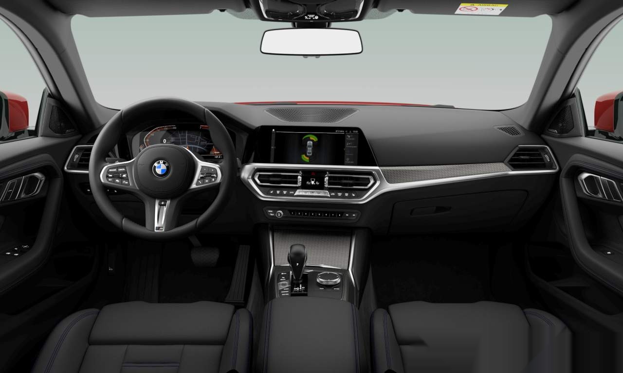 Interior of 2021 BMW 220i (G42), VIN WBA11CM0X08C46388