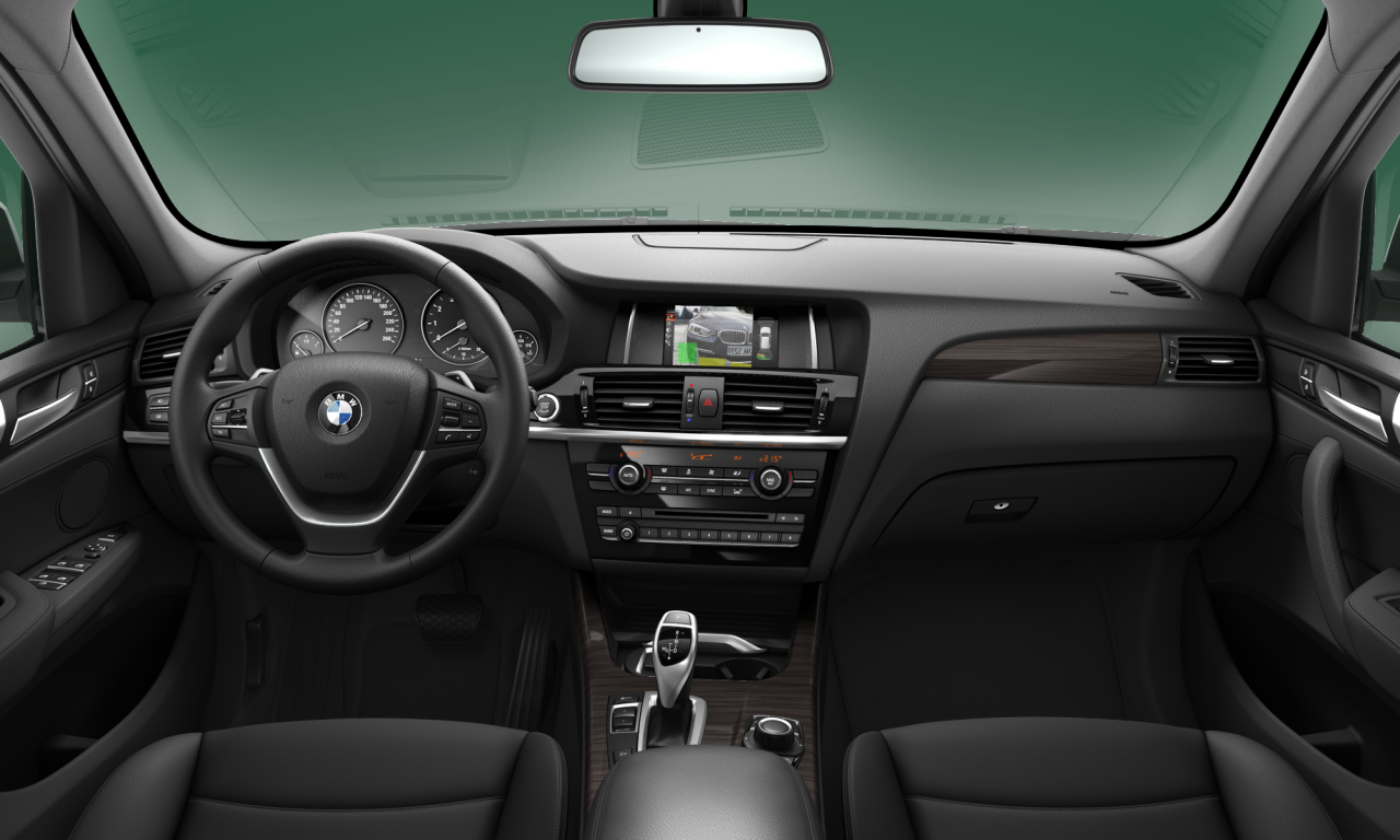 Interior of BMW X3 xDrive28i (F25), VIN WBAWX9103G0K10690