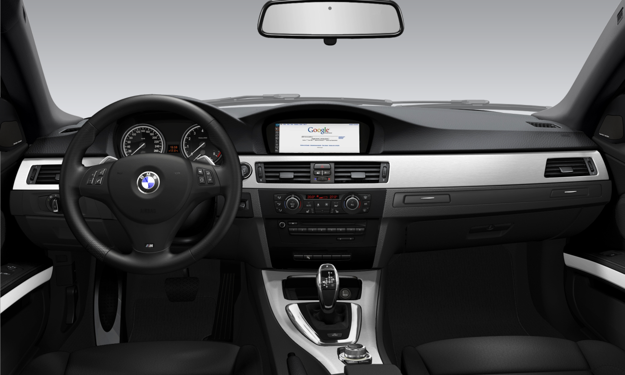 Interior of BMW 335i (E92 (MUE)), VIN WBAKG72080E633193