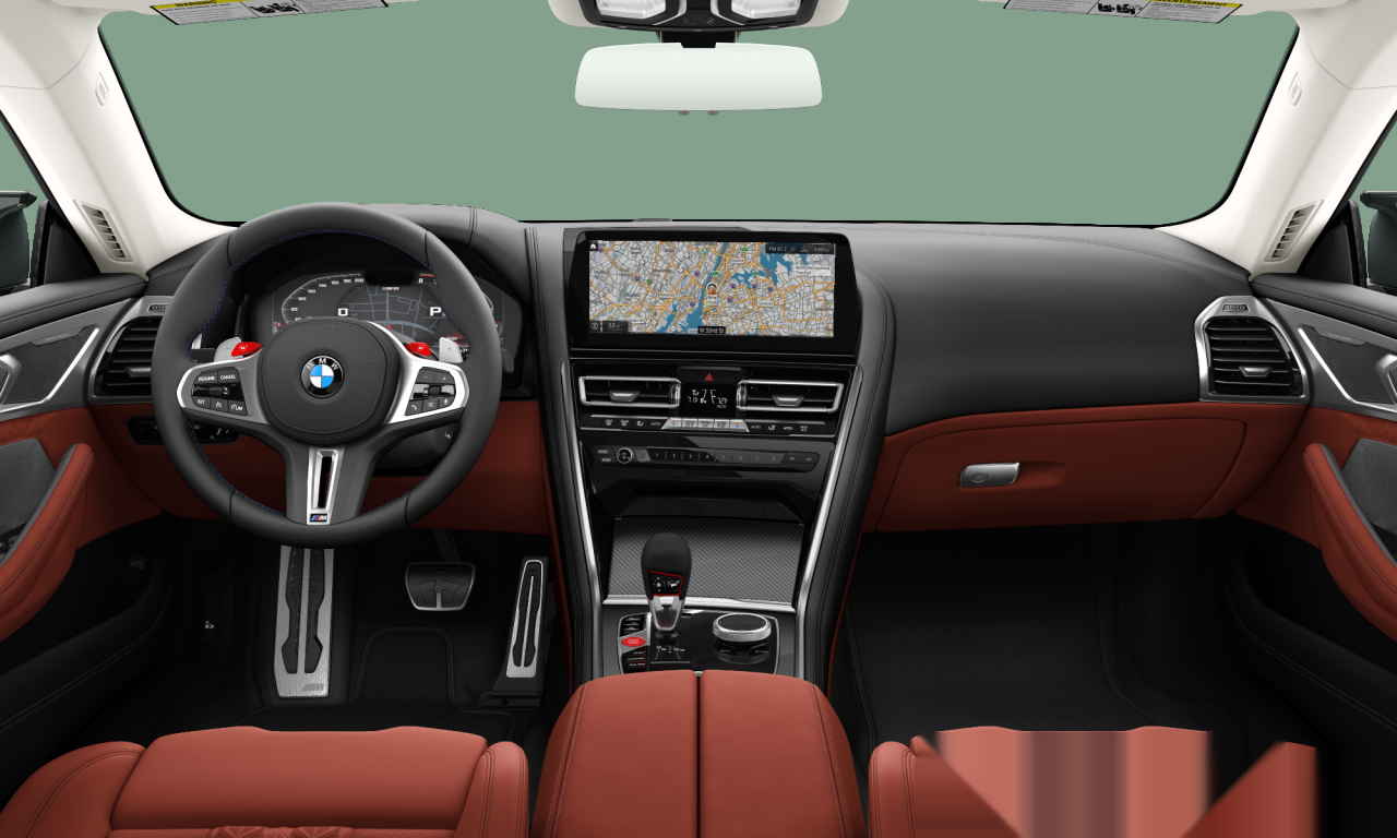 Interior of BMW M8 Gran Coupé (Gran Coupe (5 Doors)), VIN WBSGV0C05SCW14242