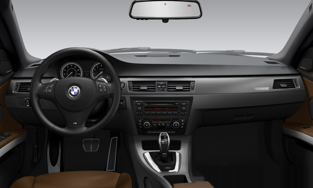 Interior of BMW 335is (E92 (MUE)), VIN WBAKG1C53BE617669