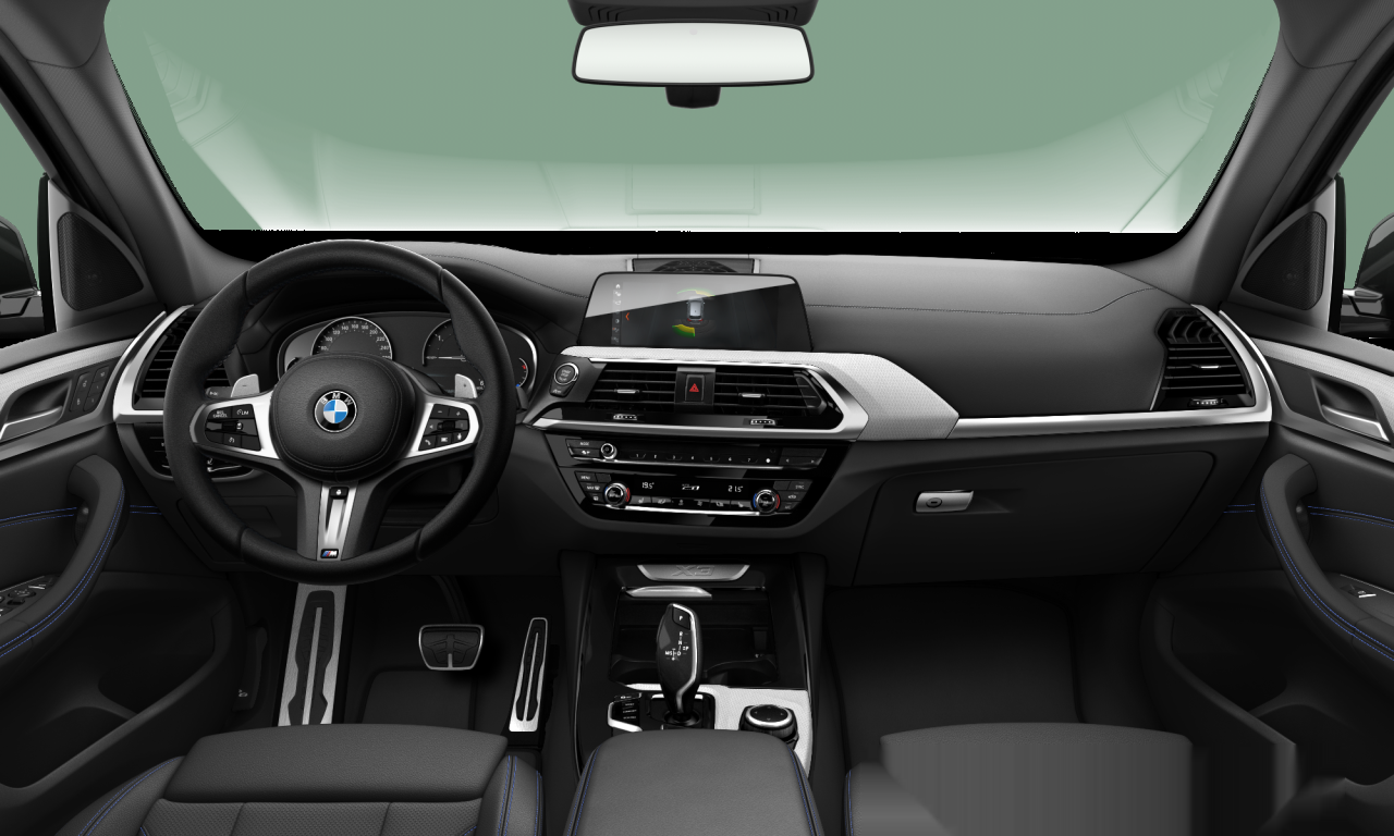 Interior of 2020 BMW X3 xDrive20d (G01), VIN WBATX310509D66993