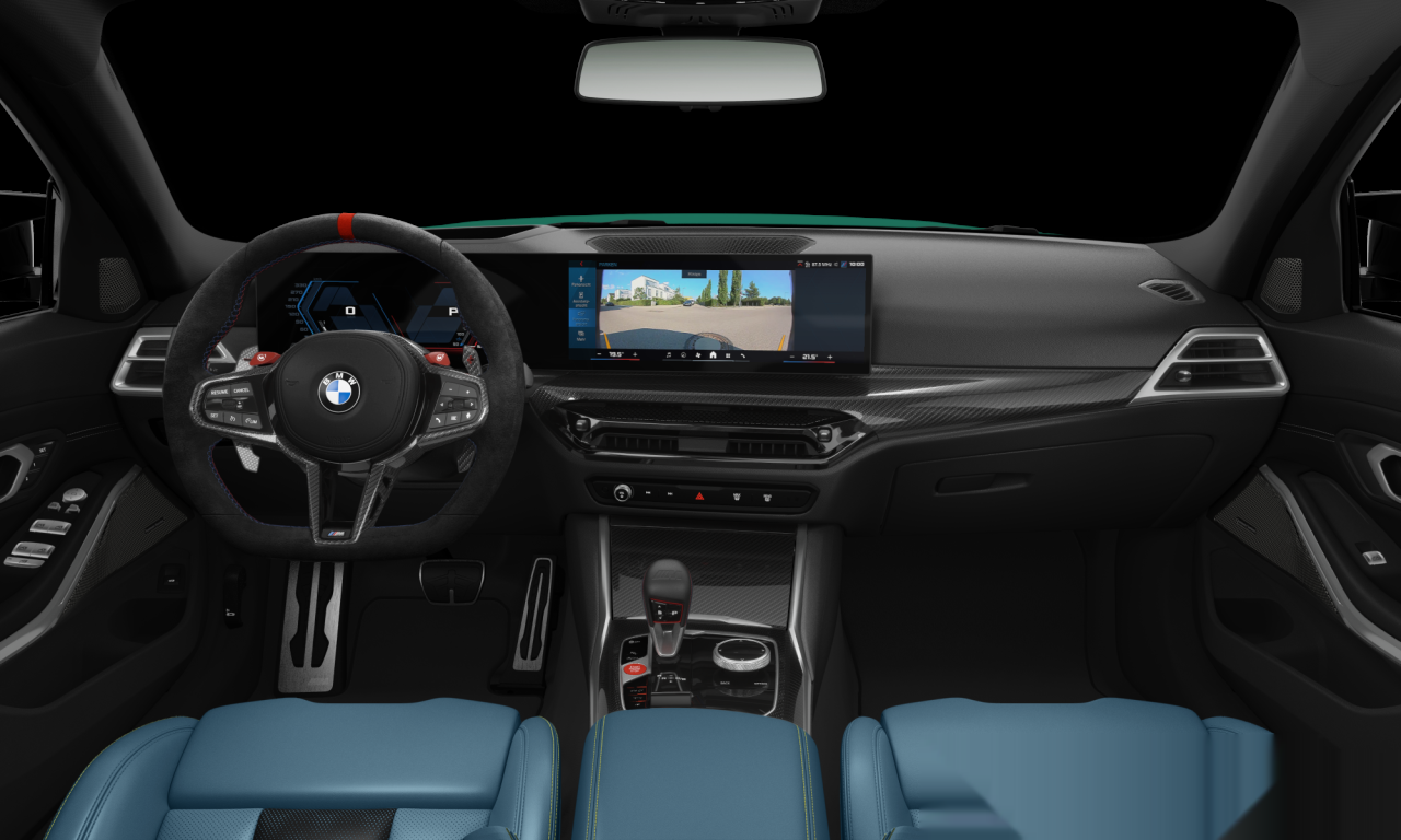 Interior of BMW M3 Competition M xDrive (G81 (MUE)), VIN WBS21GB040FV53235