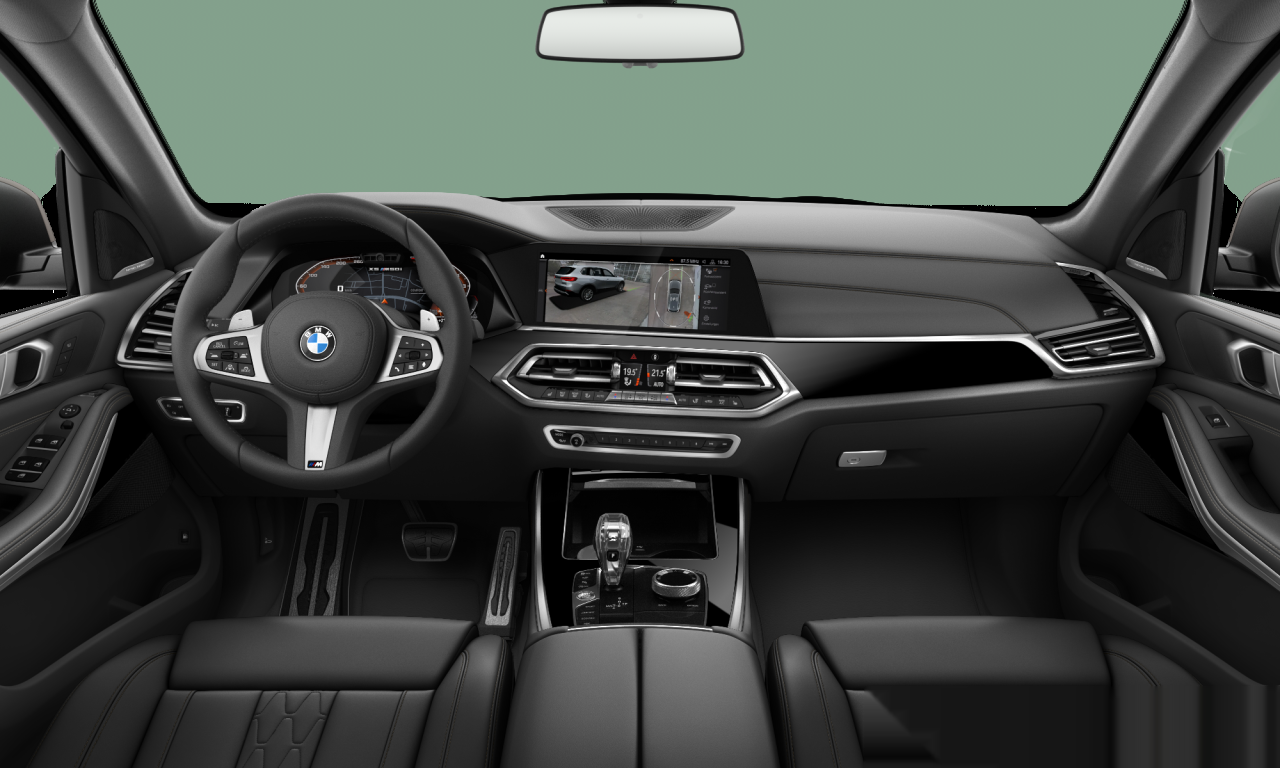 Interior of 2021 BMW X5 M50i (G05), VIN WBAJU420309K88621