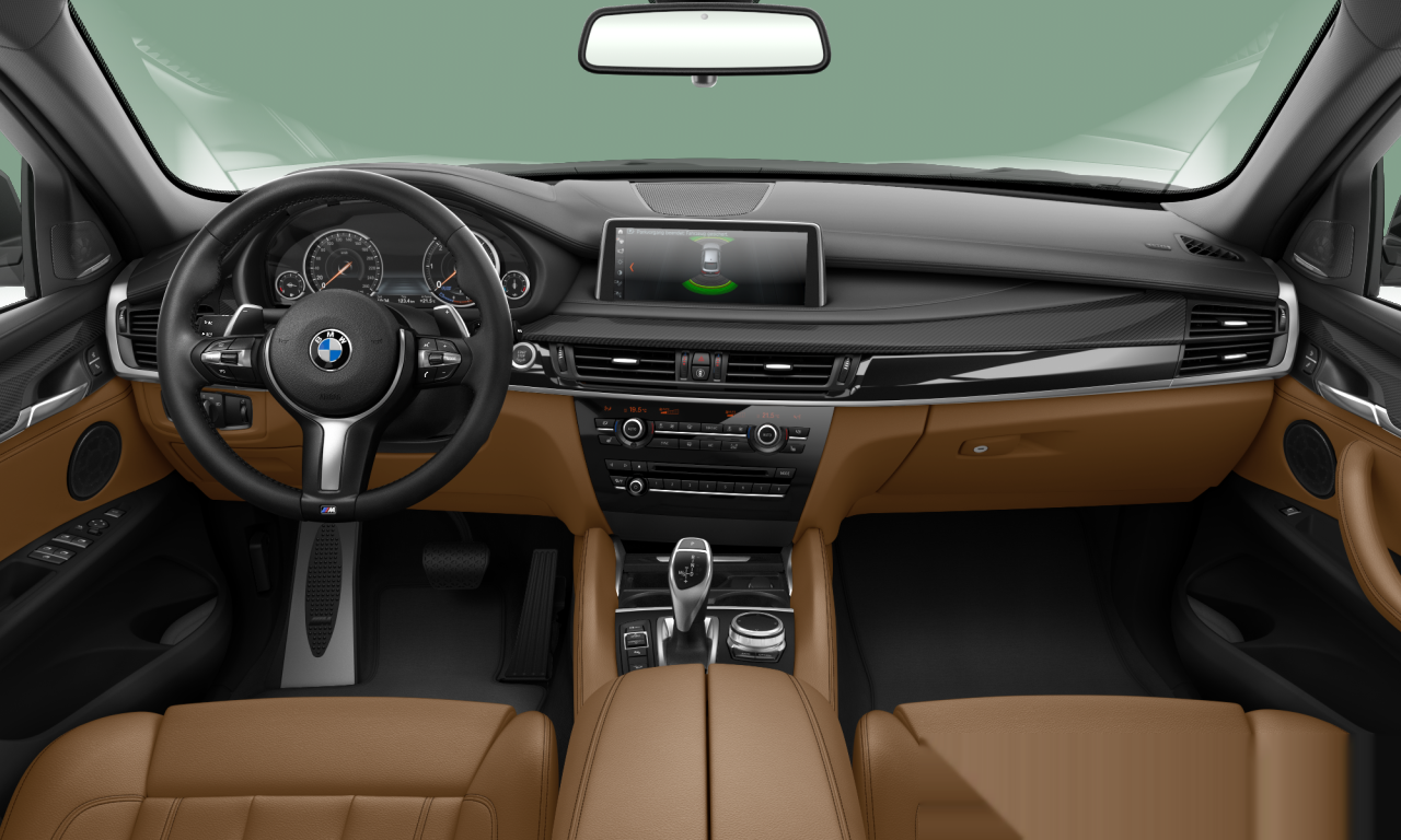 Interior of BMW X6 xDrive30d (F16), VIN WBAKV210X00Z85909