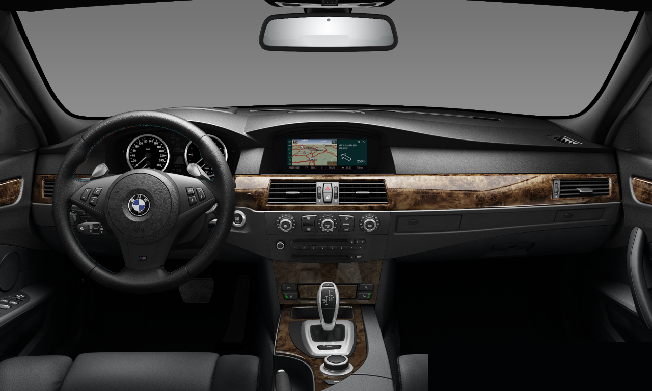 Interior of BMW 530d (E60 (MUE)), VIN WBANX710X0CS66016