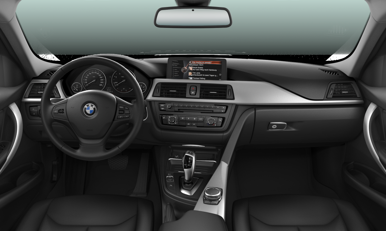 Interior of 2013 BMW 320d EfficientDynamics Edition (F30), VIN WBA3E1107EF946195