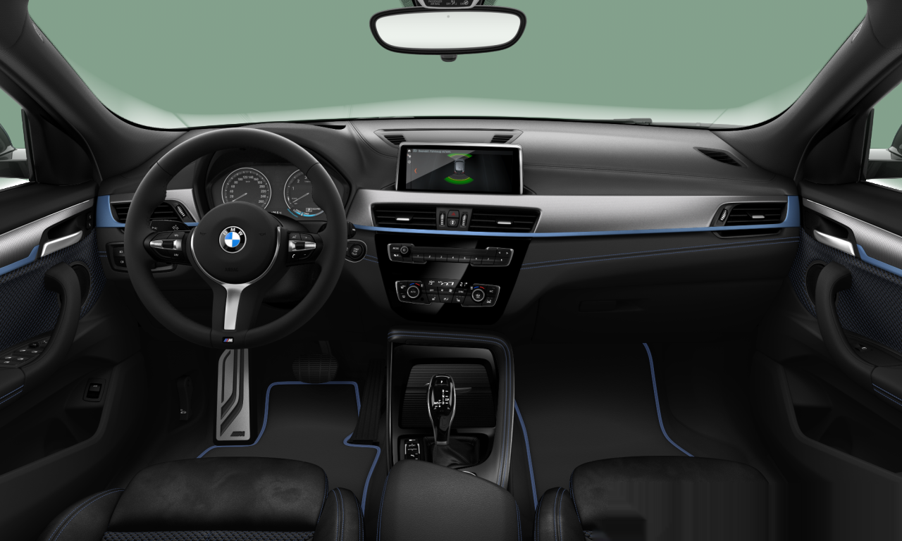 Interior of 2019 BMW X2 xDrive20i (F39), VIN WBAYH510105N66210