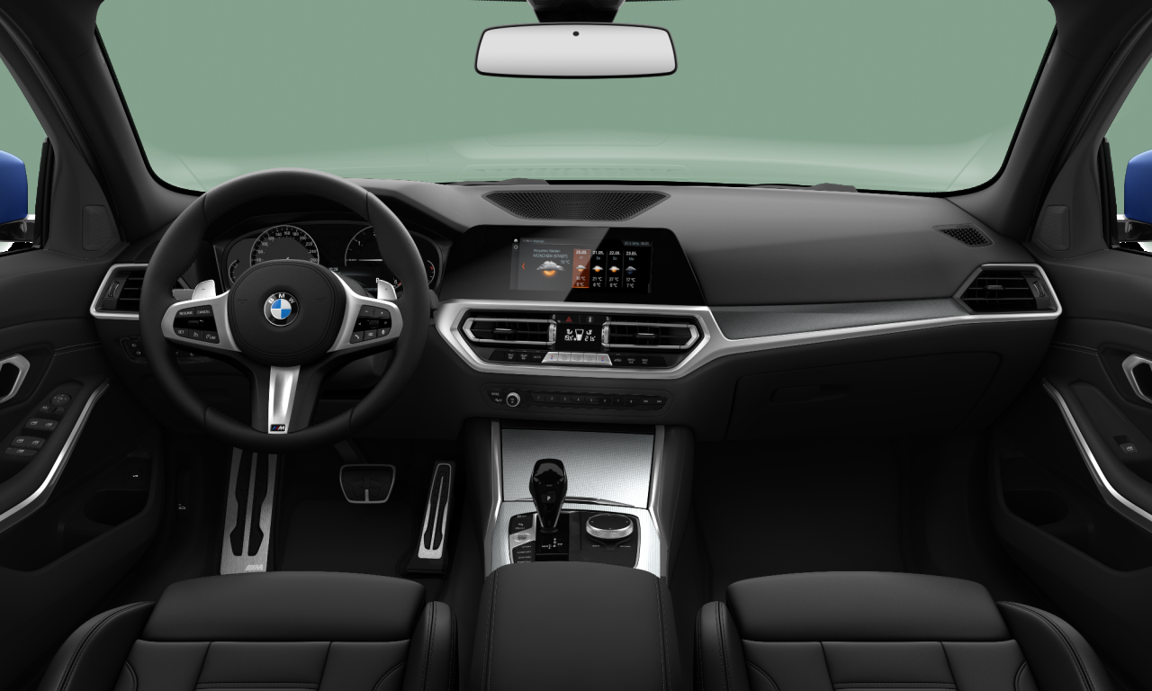 Interior of BMW 330i (G20), VIN WBA5R11020AK32168